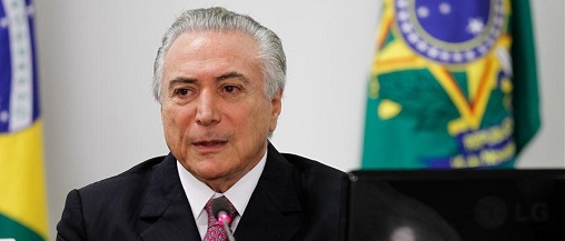 Interim president Michel Temer